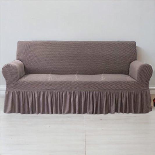 Frill Style Micro Mesh Sofa Cover (Mouse Color)