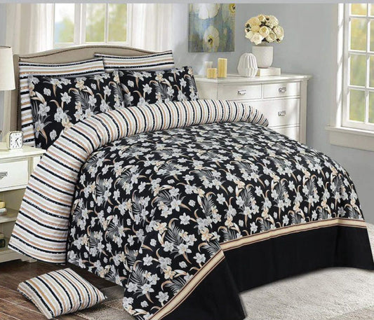 Lyall 5 PCs Bedsheet Set D-002