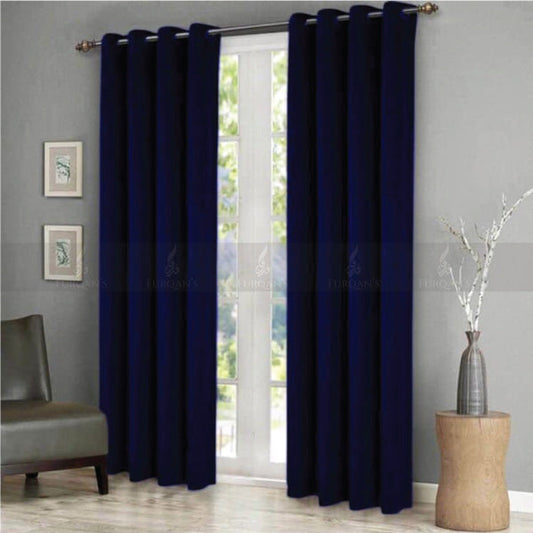 Premium Velvet Curtains (Royal Blue Color)