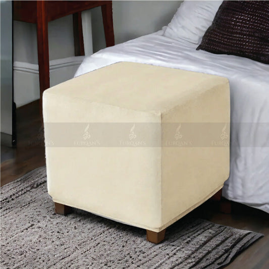 Square Elastic Velvet Puffy Cover (Skin Color)