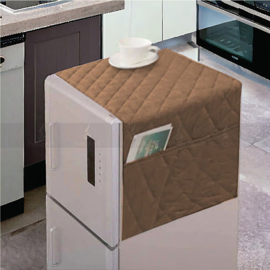 Ultrasonic Fridge Cover (Brown Color)