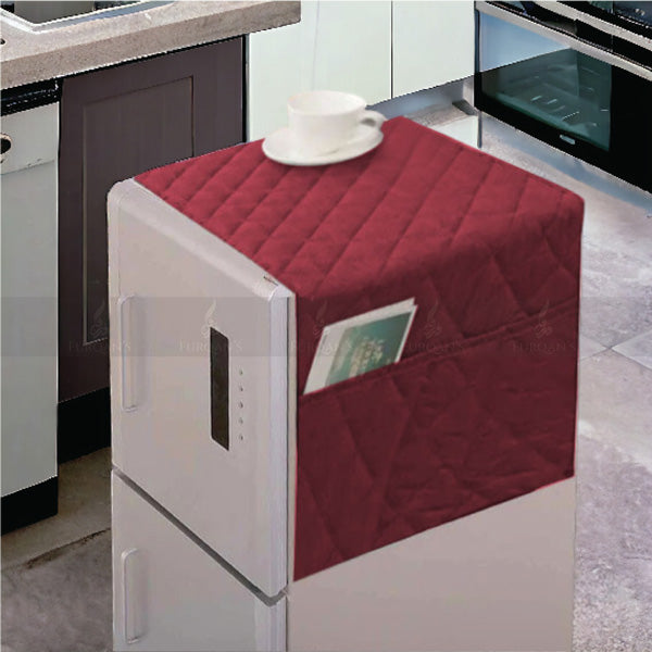 Ultrasonic Fridge Cover (Maroon Color)