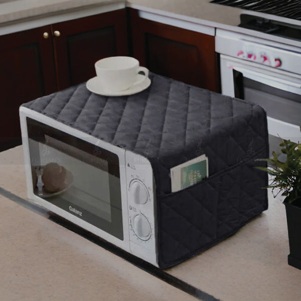 Ultrasonic Microwave Oven Cover (Black Color)