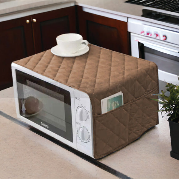 Ultrasonic Microwave Oven Cover (Brown Color)