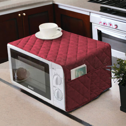 Ultrasonic Microwave Oven Cover (Maroon Color)