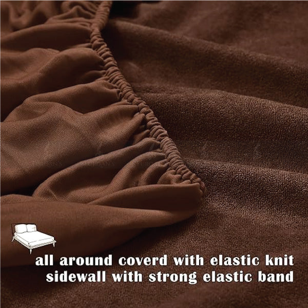 Waterproof Mattress Cover (Brown Color)