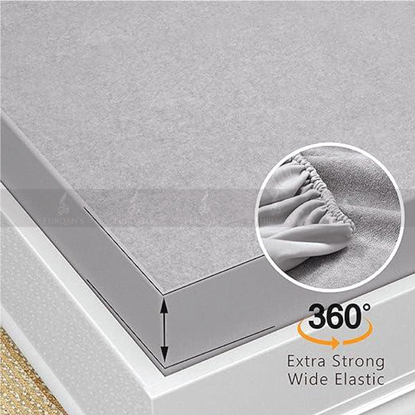 Waterproof Mattress Cover (Grey Color)