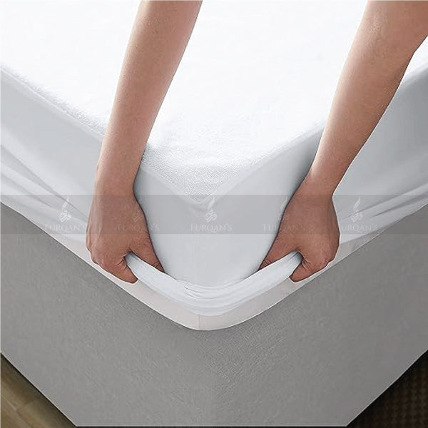 Waterproof Mattress Cover (White Color)