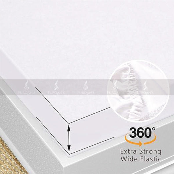 Waterproof Mattress Cover (White Color)