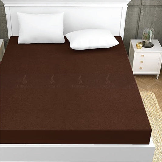 Waterproof Mattress Cover (Brown Color)